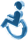 wheelchair friendly touch screen kiosk